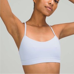 NWOT Lululemon Flow Y bra, blue linen